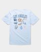 LOS ANGELES Baseball Icons Distressed Unisex Tee image number 2