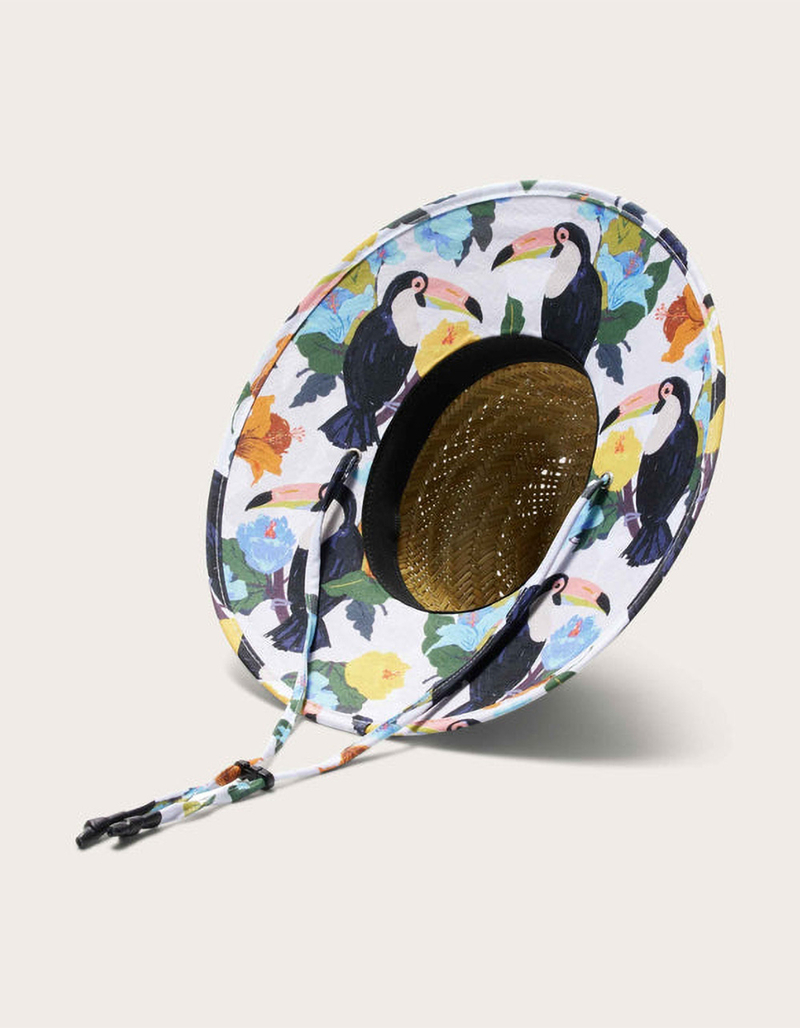 HEMLOCK HAT CO. Sammy Little Kids Straw Lifeguard Hat image number 1