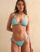 DIPPIN' DAISY'S Palm Tie Back Triangle Bikini Top image number 1