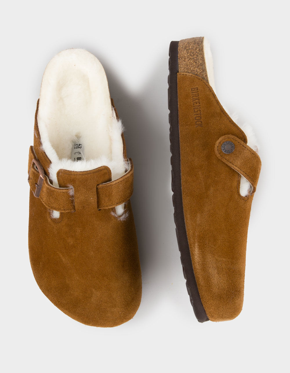 BIRKENSTOCK Boston Shearling Mens Clogs - CAMEL - 13US / 46EU | Tillys