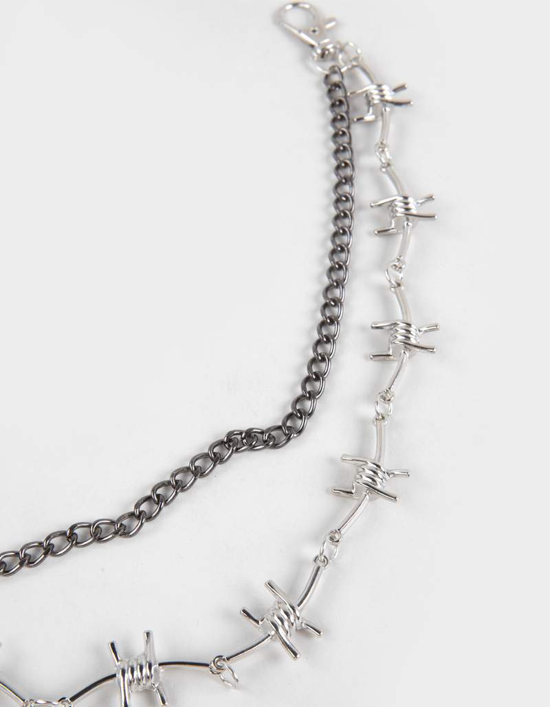 RSQ Barbed Wire Wallet Chain image number 1
