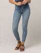 IVY & MAIN Exposed Button Crop Womens Skinny Jeans image number 2