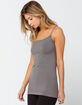 FULL TILT Essential Womens Jet Grey Seamless Cami image number 2