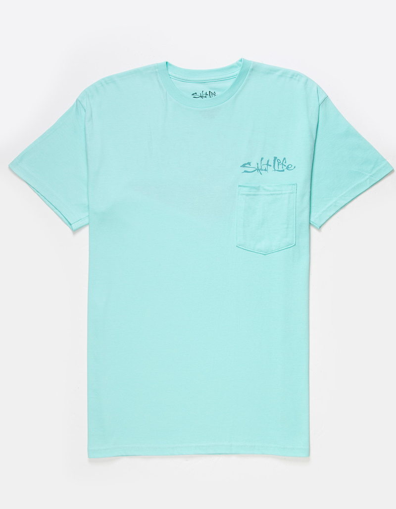 SALT LIFE Private Island Mens Pocket Tee image number 1