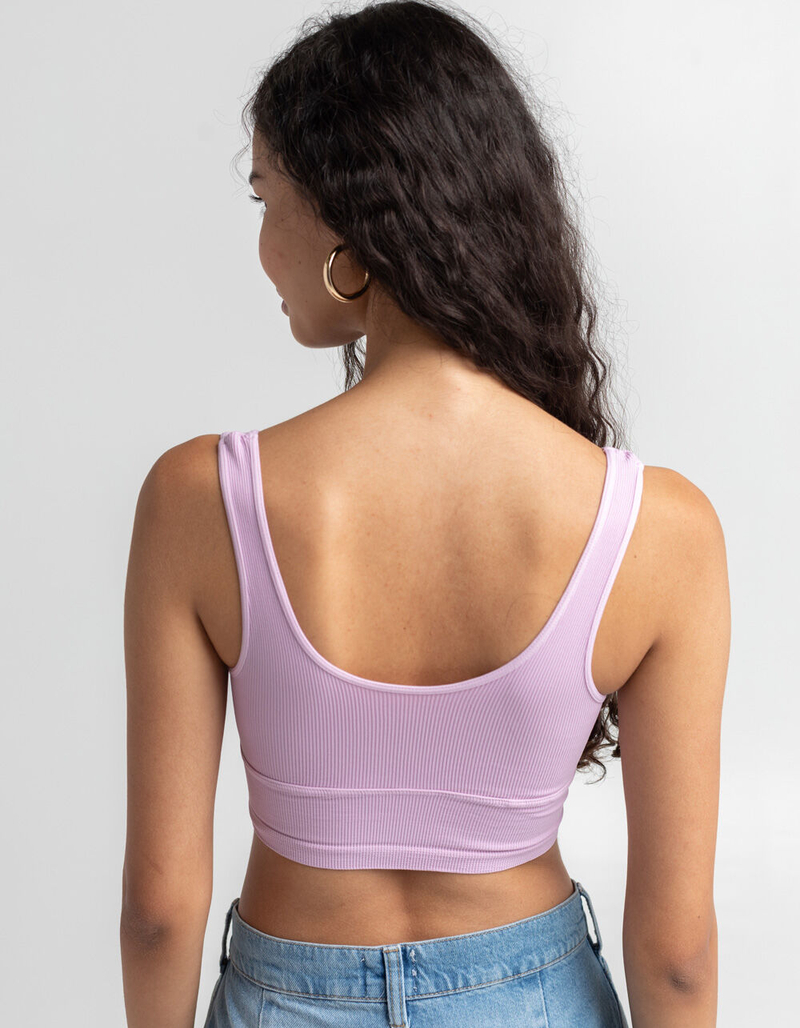 FULL TILT Seamless Surplice Bralette image number 2