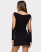 EDIKTED Billy Cutout Boat Neck Mini Dress image number 3