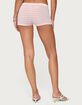 EDIKTED Lovina Textured Striped Micro Shorts image number 2