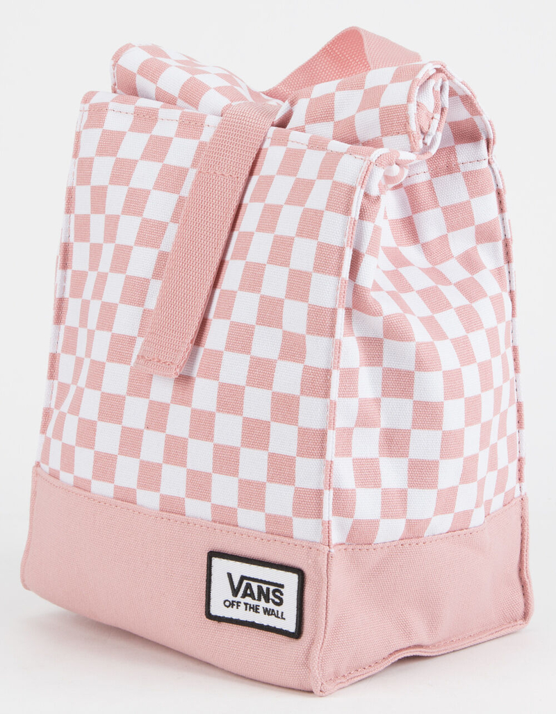 VANS Mow Pink Checkerboard Lunch Bag image number 1