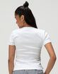 RHYTHM Hibiscus Womens Baby Tee image number 4