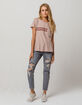 RVCA Piper Womens Ripped Jeans image number 4
