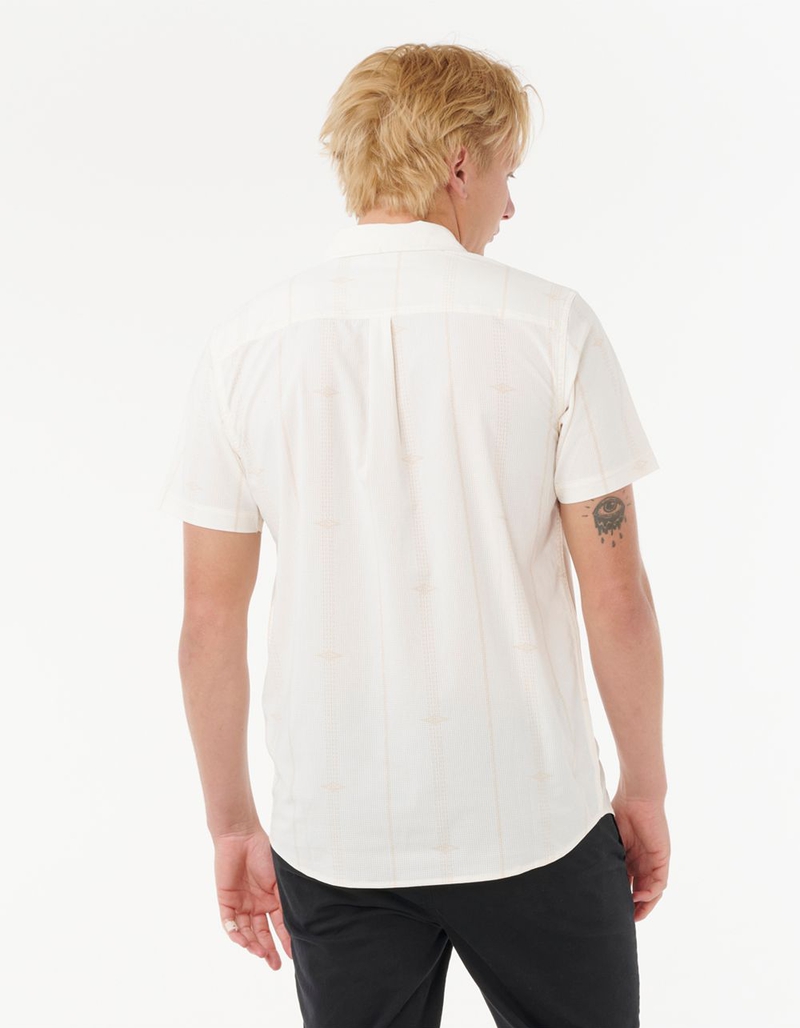 RIP CURL Fun Times Aerotech Mens Short Sleeve Shirt image number 2