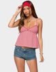 EDIKTED Orietta Striped Babydoll Top image number 1