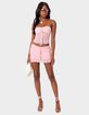 EDIKTED Solange Ruffle Mesh Mini Skirt image number 2