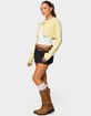 EDIKTED Morgynne Cropped Knit Cardigan image number 4
