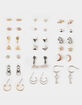FULL TILT 20 Pair Hoop/Zip/Bar Earring Set image number 1