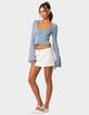 EDIKTED Lacey Long Sleeve Knit Top image number 5