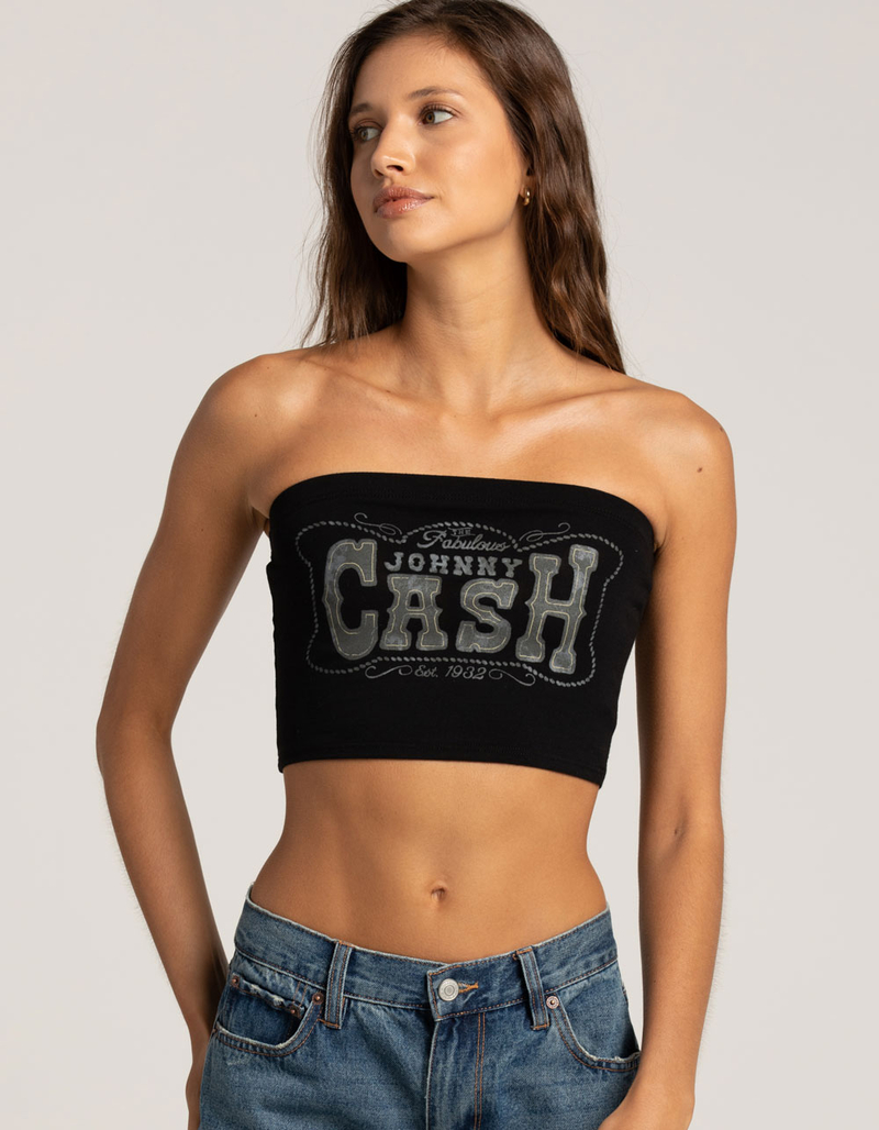 JOHNNY CASH Womens Tube Top image number 1