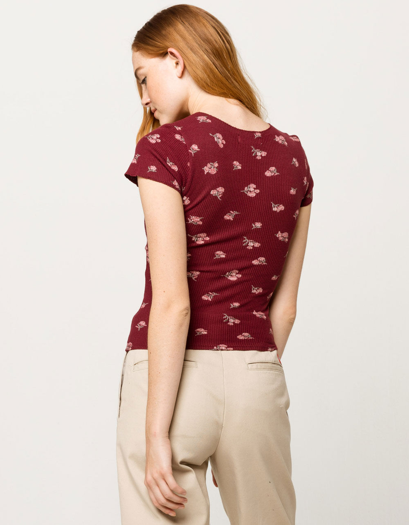 IVY + MAIN Cinch Ditsy Floral Womens Thermal image number 2