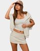 EDIKTED Linda Ribbed Scoop Neck Tank Top image number 2