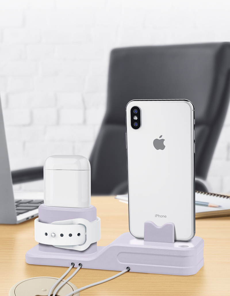 MERKURY INNOVATIONS 3-in-1 Device Stand Desktop Charging Station image number 2