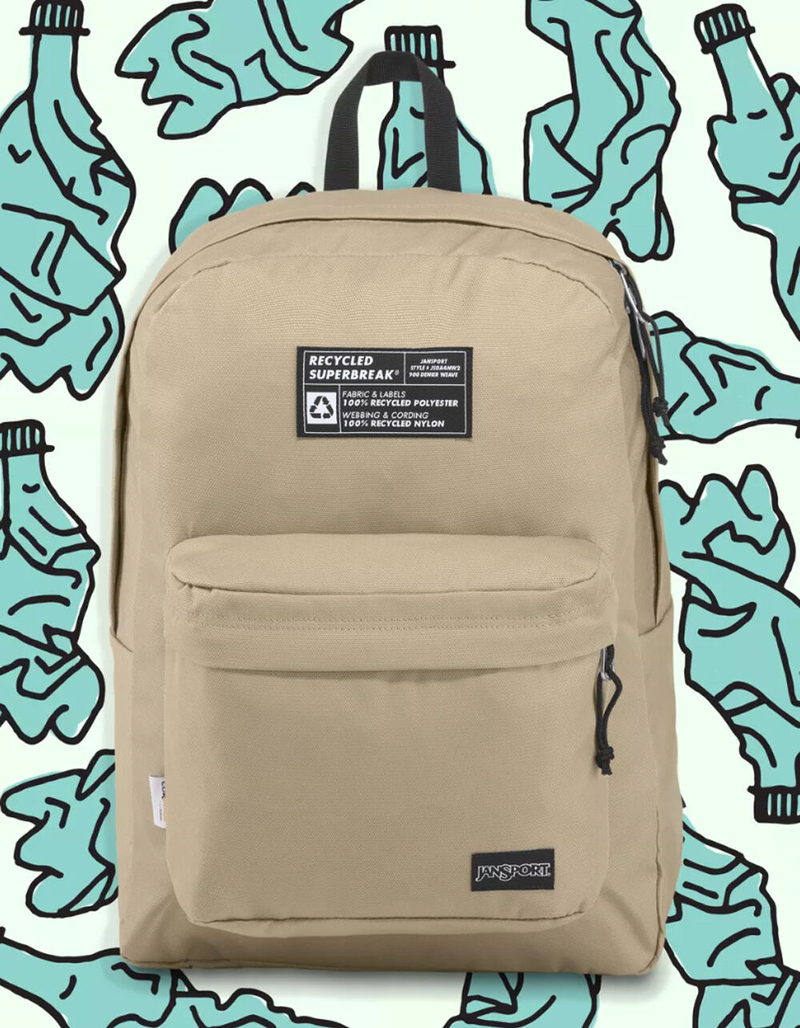 JANSPORT Recycled SuperBreak Tan Backpack image number 1