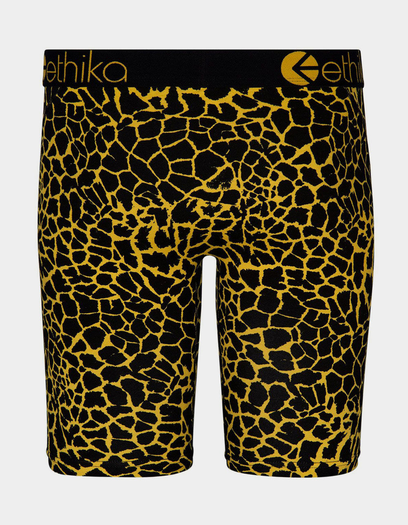 ETHIKA Giraffe Yellow Staple Boys Boxer Briefs image number 2