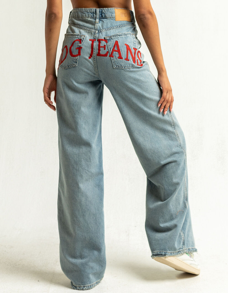 BDG Urban Outfitters Logo Embroidered Womens Puddle Jeans image number 1