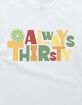 THIRSTY Lime Colorblock Unisex Tee image number 2