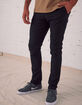 RSQ Mens Black Skinny Active Chinos image number 2