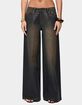 EDIKTED Oversized Mud Wash Low Rise Jeans image number 1
