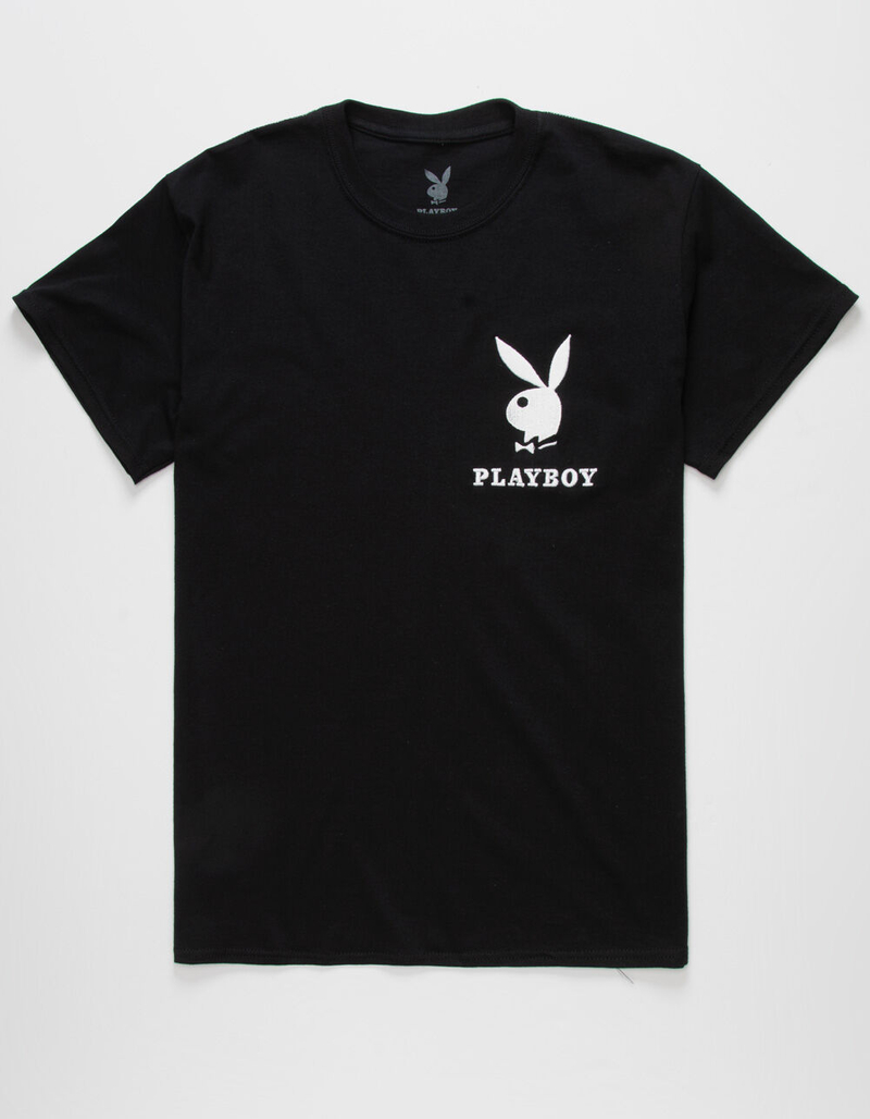 PLAYBOY Embroidered Bunny Mens Tee image number 0
