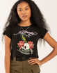ED HARDY Rose Cobra Womens Baby Tee image number 1