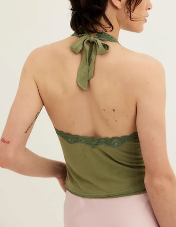 FREE PEOPLE Brooke Womens Halter Top Alternative Image