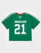 RSQ Mens Mexico Baggy Crop Soccer Jersey image number 1