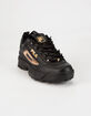 FILA Disruptor II Metallic Accent Black & Gold Womens Shoes image number 2