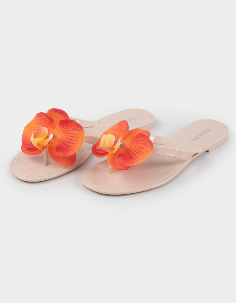 TOP MODA Hibiscus Womens Flip Flops image number 0