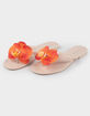 TOP MODA Hibiscus Womens Flip Flops image number 1