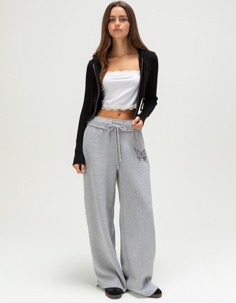 RSQ Womens Cable Knit Zip-Up Sweater image number 1