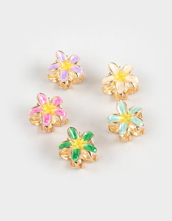 FULL TILT Metal Mini Flower Claw Clip Set Primary Image
