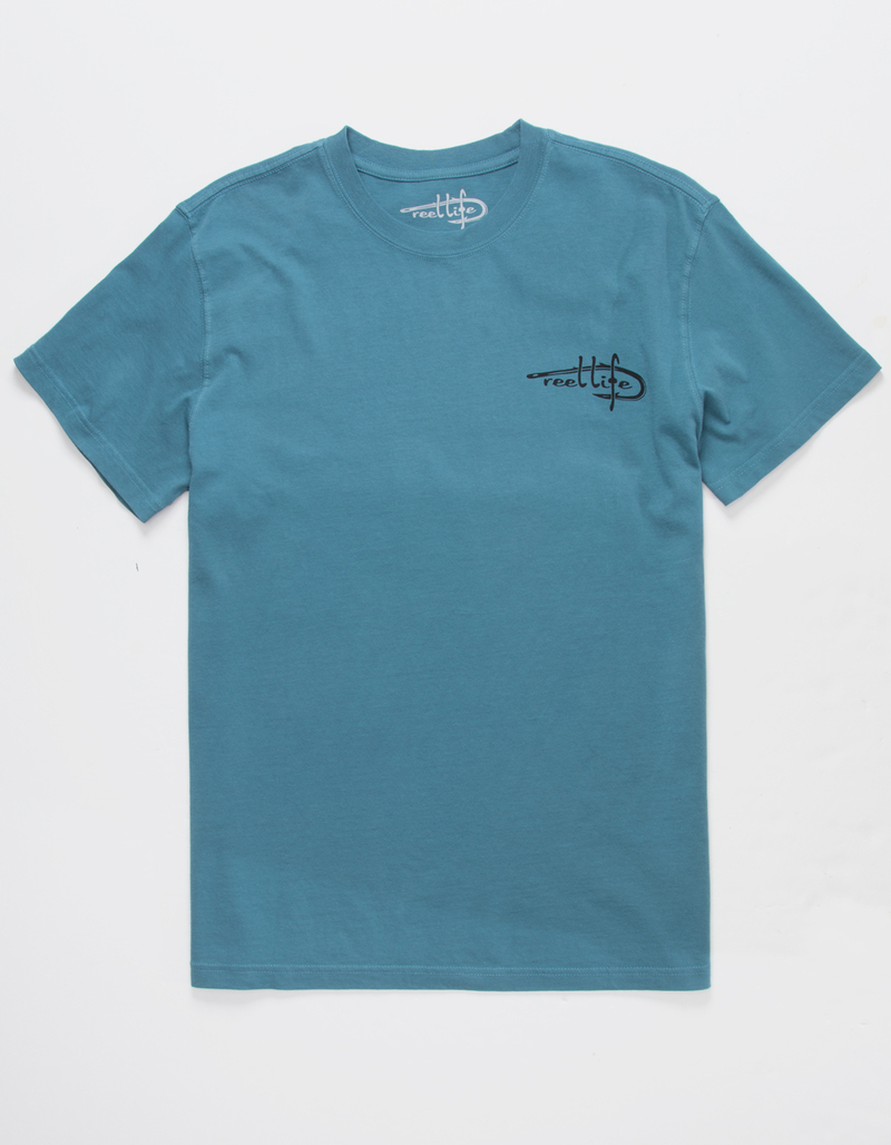 REEL LIFE Casting The Line Mens Tee image number 1