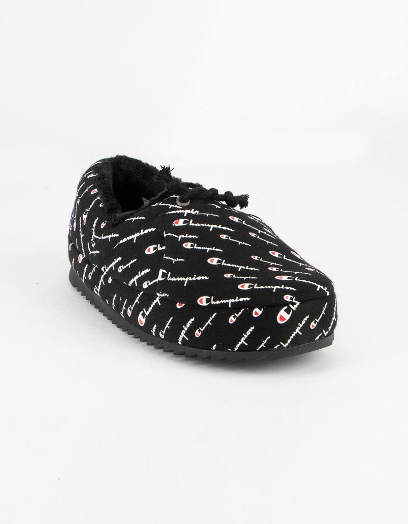 CHAMPION University Script Black Womens Slippers image number 1
