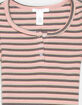 FULL TILT Stripe Girls Henley Top image number 2