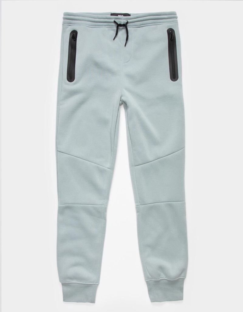 RSQ Fleece Heat Seal Boys Slate Blue Jogger Sweatpants image number 1