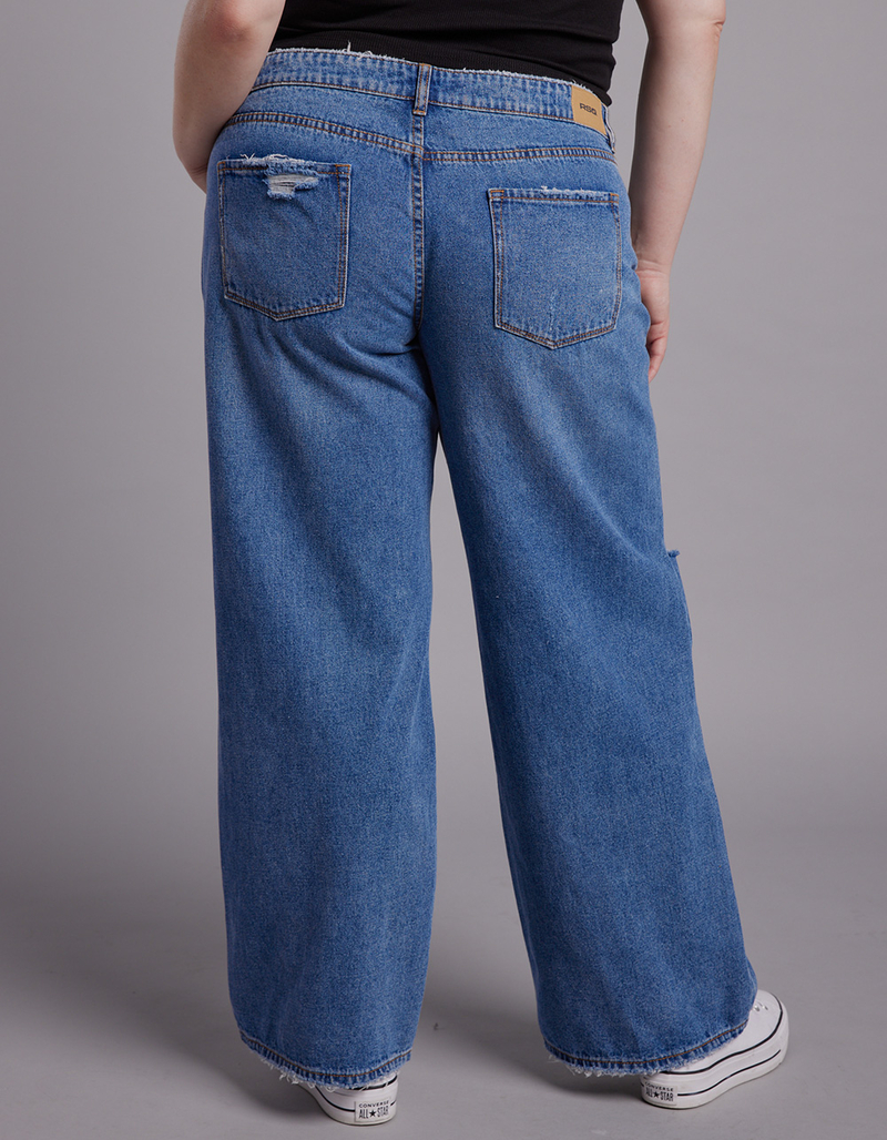 RSQ Womens Low Rise Baggy Jeans image number 7