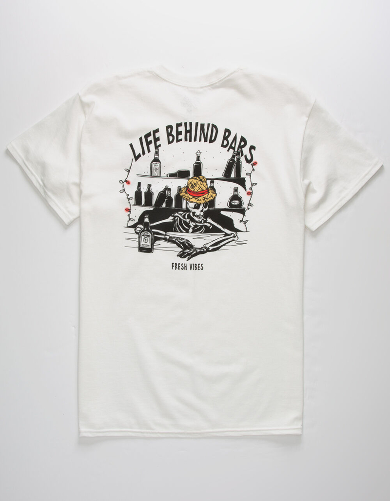 FRESH VIBES Behind Bars Mens T-Shirt image number 0