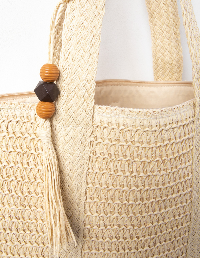 Straw Tote Bag image number 4