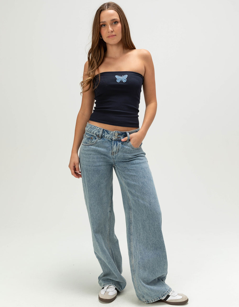 MADDEN GIRL Beaded Womens Tube Top image number 1