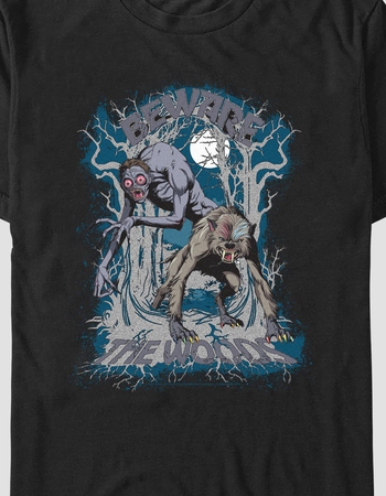 WEDNESDAY Beware The Woods Unisex Tee Alternative Image