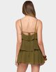 EDIKTED Gwynne Chiffon Ruffled Mini Dress image number 3