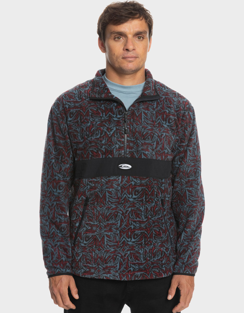 QUIKSILVER Saturn Polar Mens Half Zip Fleece Pullover image number 3